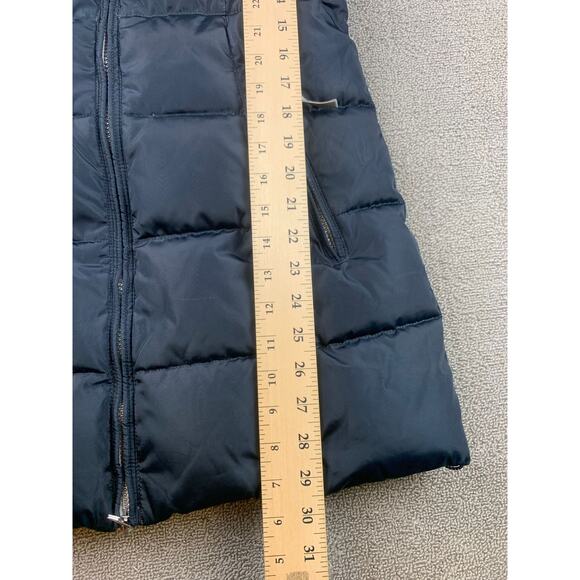 Snowimage Women's Small‎ Navy Blue Belted Puffer Winter Coat - Picture 9 of 14